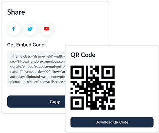 Donors Share Campaigns in One Click