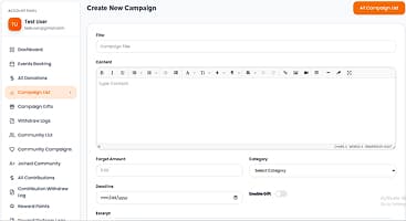 Let Anyone Launch a Campaign