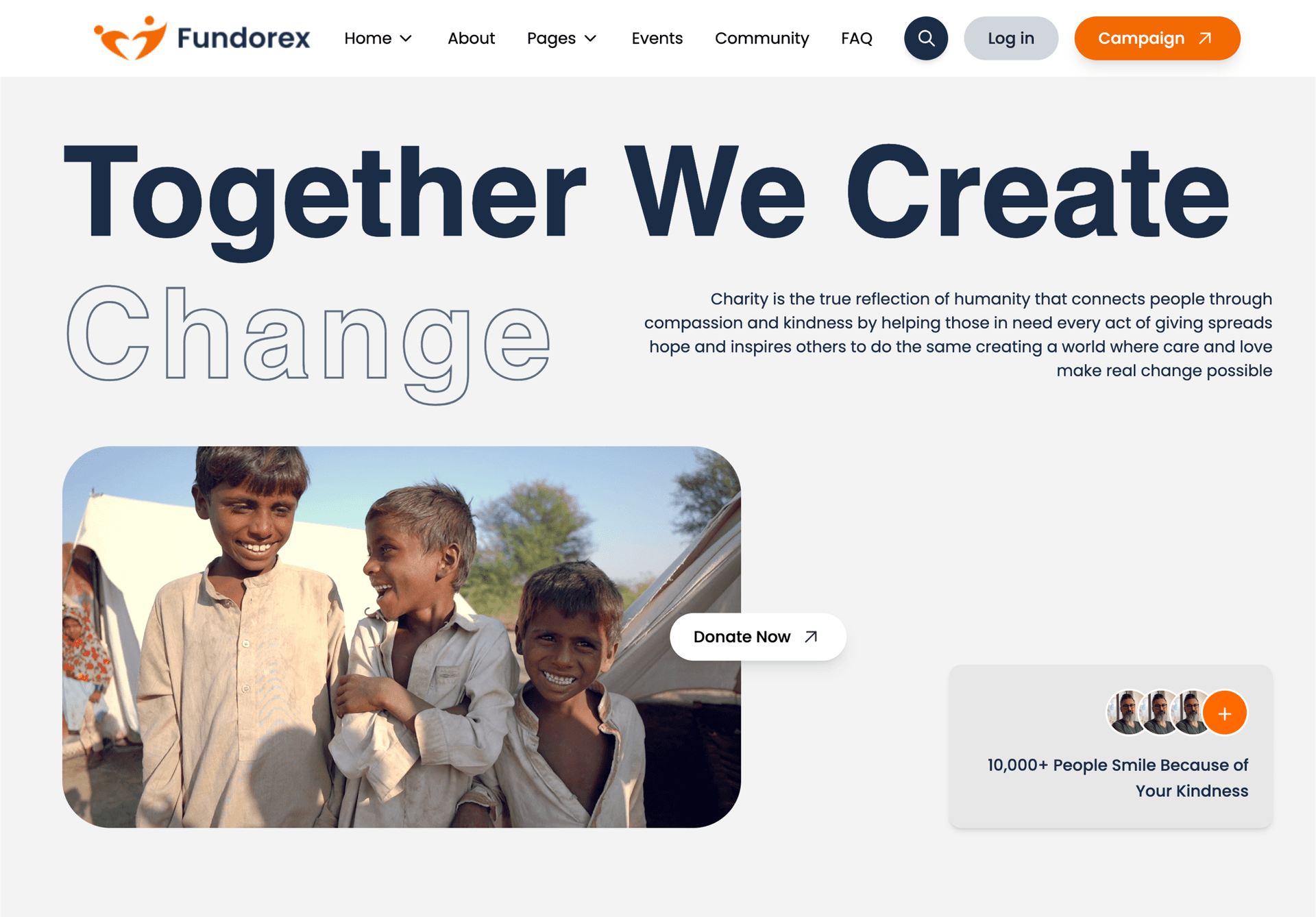 Fundorex crowdfunding platform dashboard