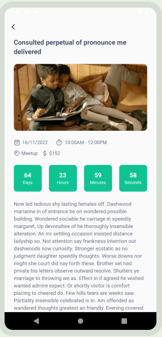 Fundorex app event detail