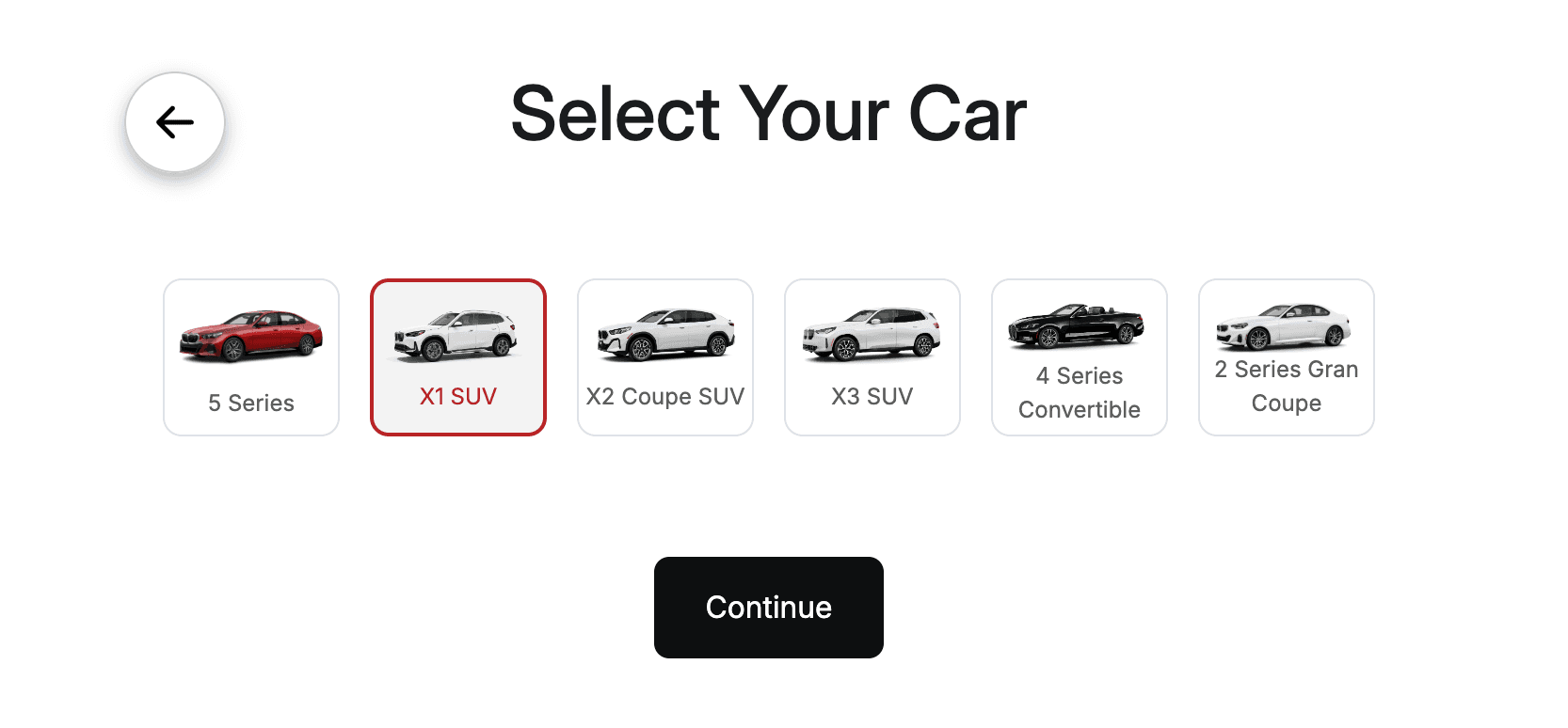 Vehicle-Specific Service Booking