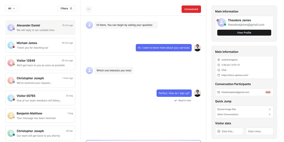 Helpnest AI customer support platform dashboard