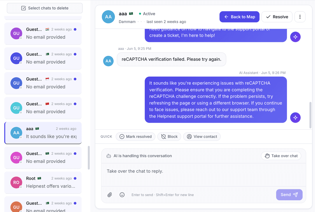 Unified Inbox for All Conversations