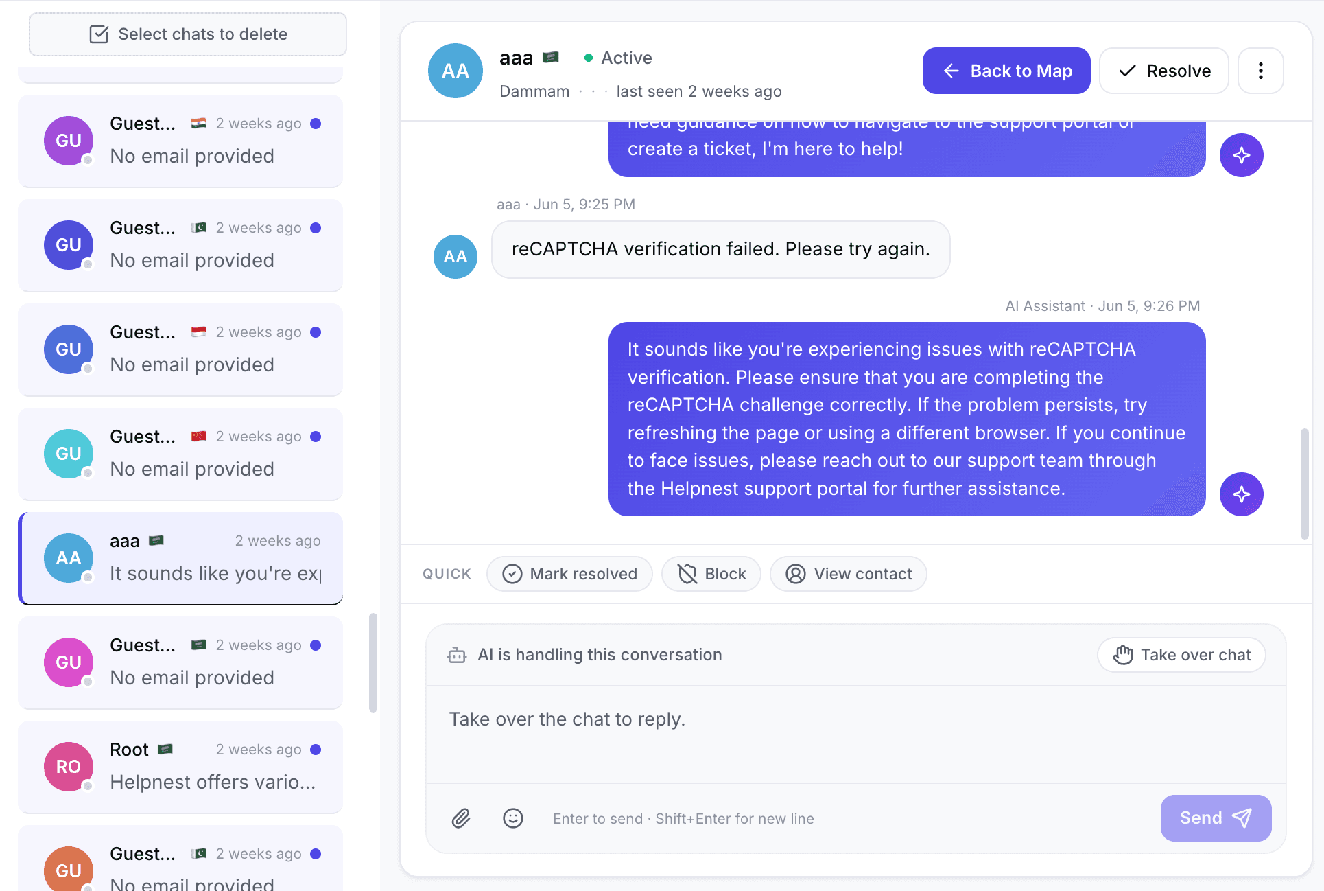Unified Inbox for All Conversations