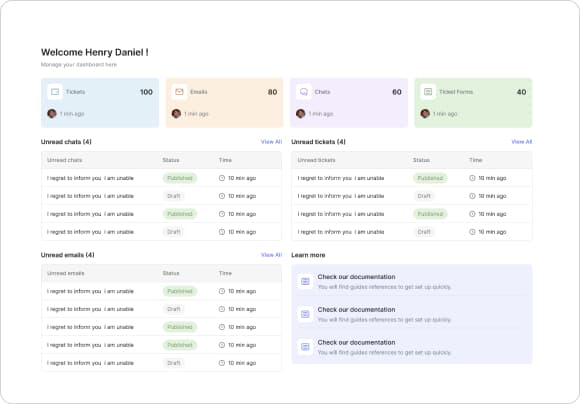 Unified Inbox for All Conversations