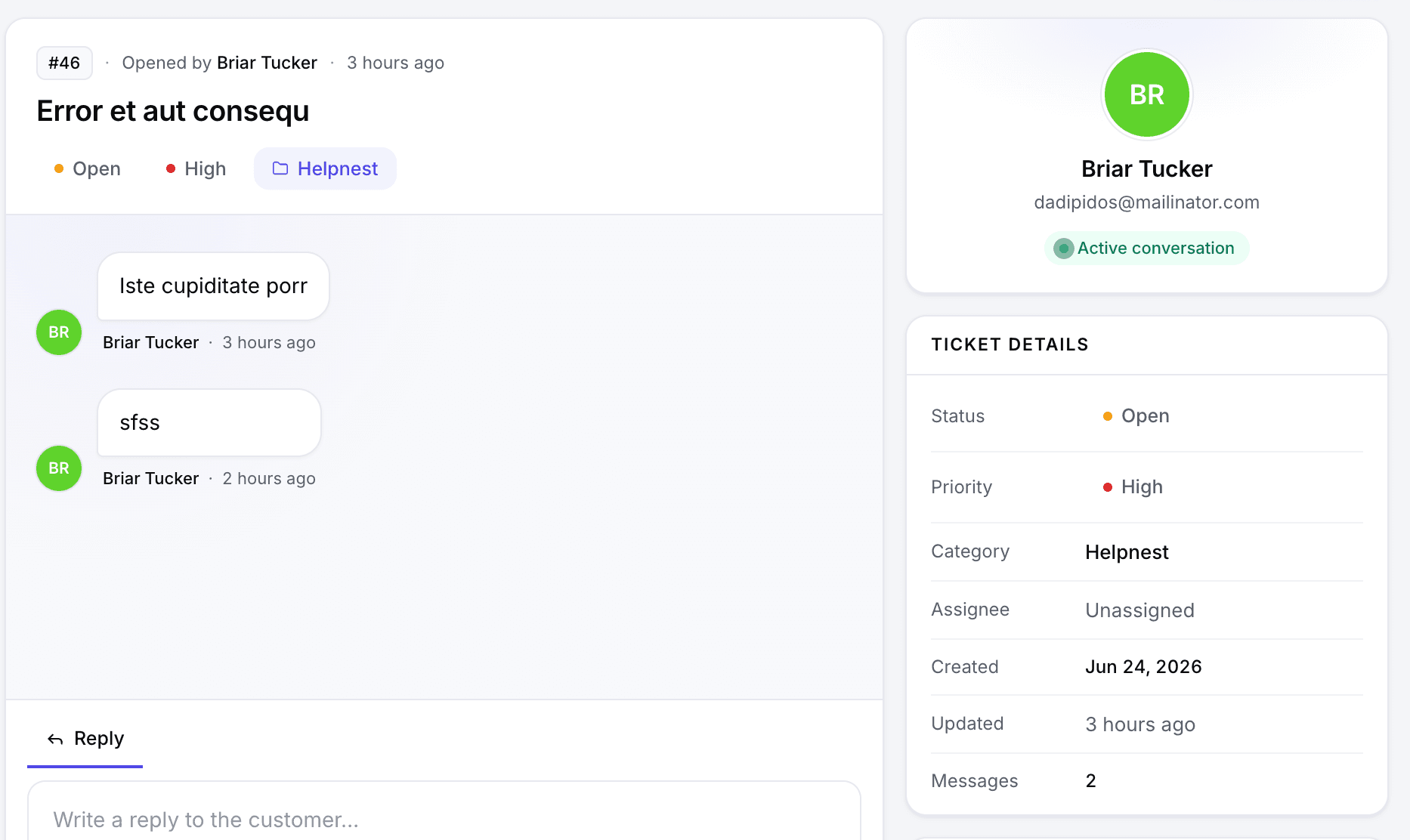 Full Ticketing System Built In