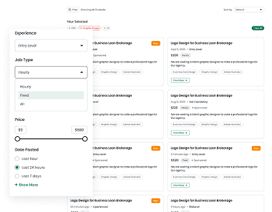 Fixed rate job listings for freelancers in Xilancer