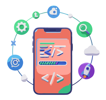 Mobile App Development illustration
