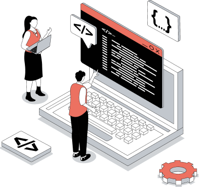 Web App Development illustration