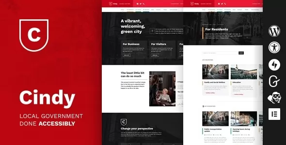 01 cindy accessible inclusive wordpress theme preview. large preview 1