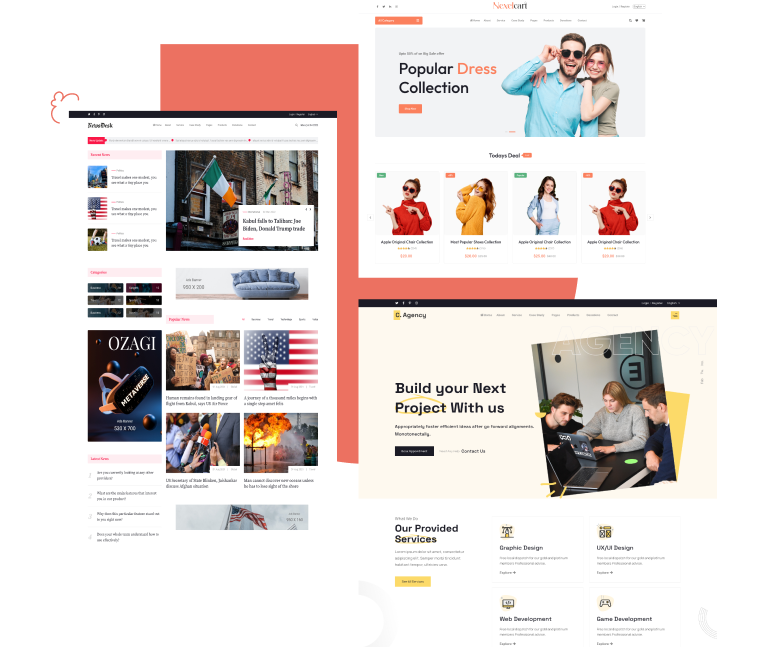 Home 10 Nexelit - Multipurpose Website CMS & Business CMS