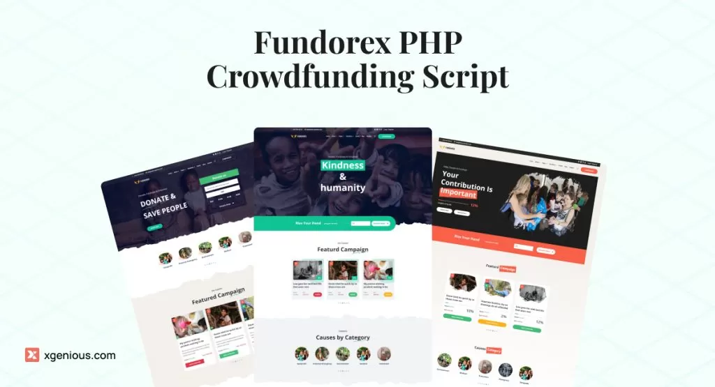 Fundorex PHP crowdfunding script.