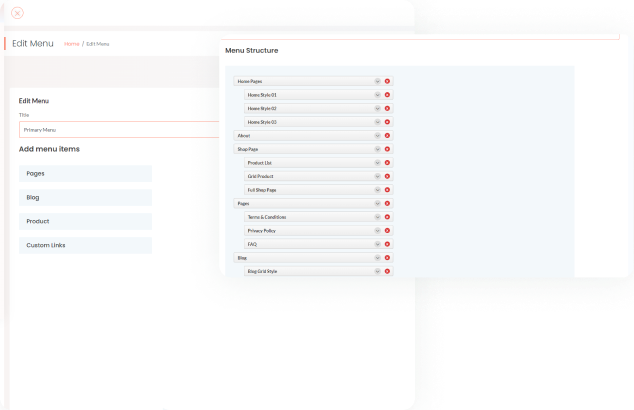 Product Mega Menu 23 menu builder
