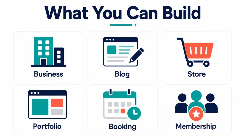 Types of websites you can build with a CMS