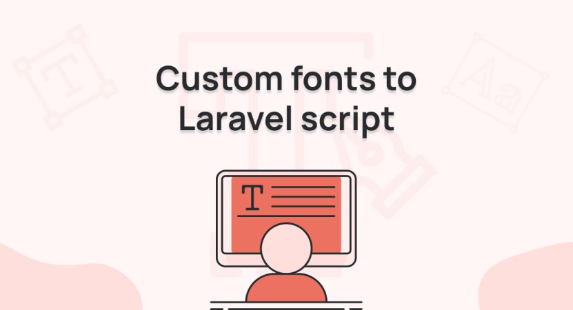 How to add custom fonts to Laravel script of Xgenious cms