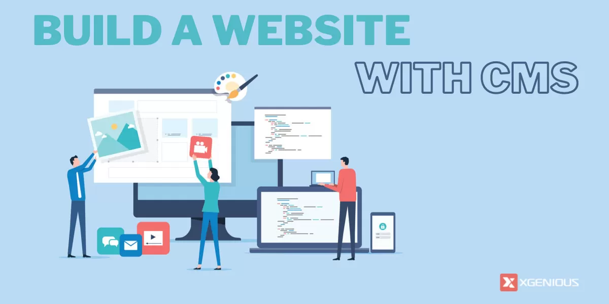 build a website with CMS