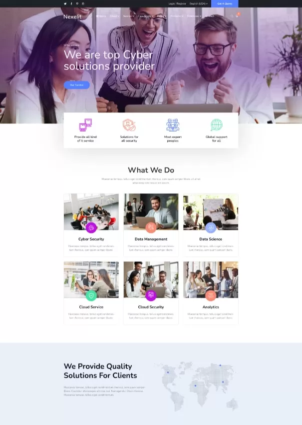 Nexelit Home 02 homepage demo