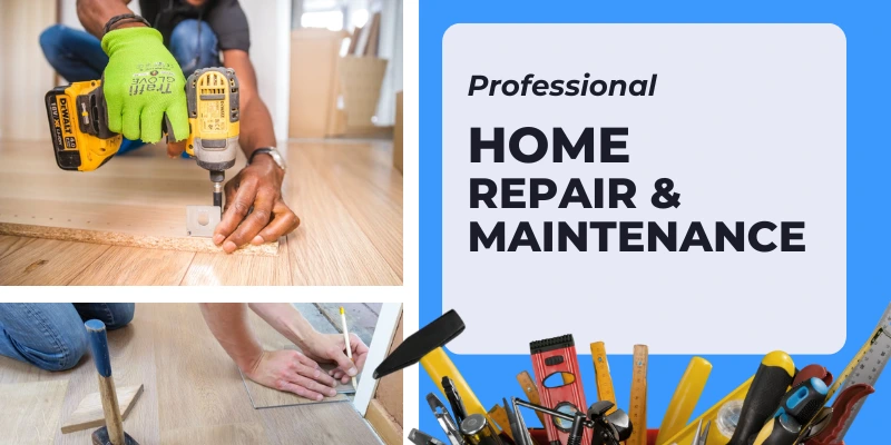 A professional technician fixing
