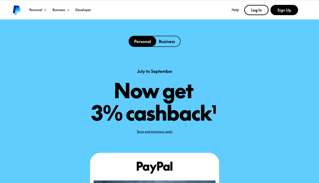 PayPal reliable payment provider