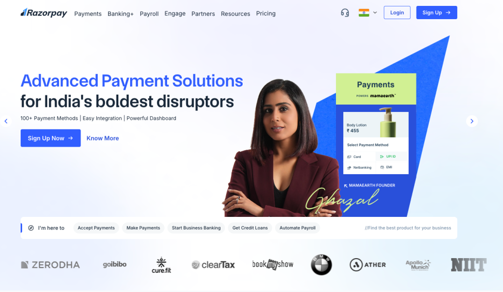 Best ecommerce payment gateways for India