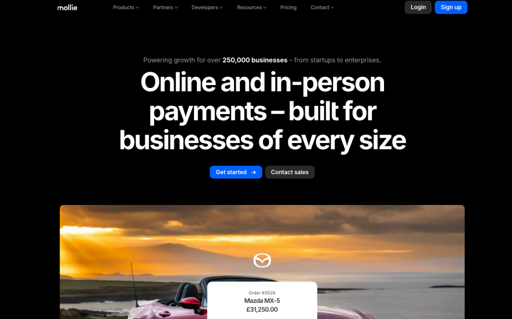Mollie - European ecommerce payment gateway with local payment methods