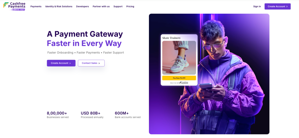Cashfree - fast and flexible ecommerce payment gateway for Indian businesses