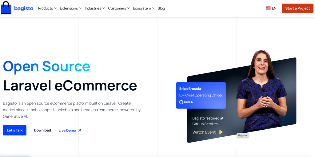 Bagisto - Open Source Laravel eCommerce