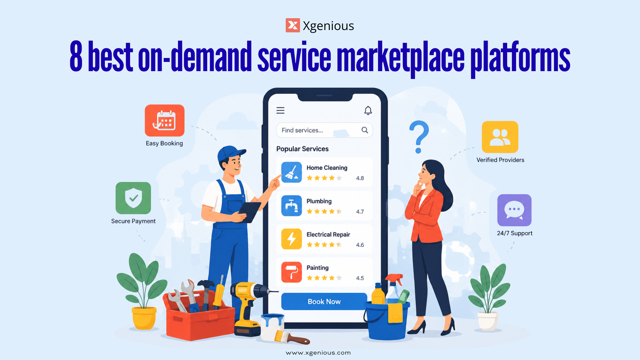 8 best on-demand service marketplace platforms for on-demand businesses
