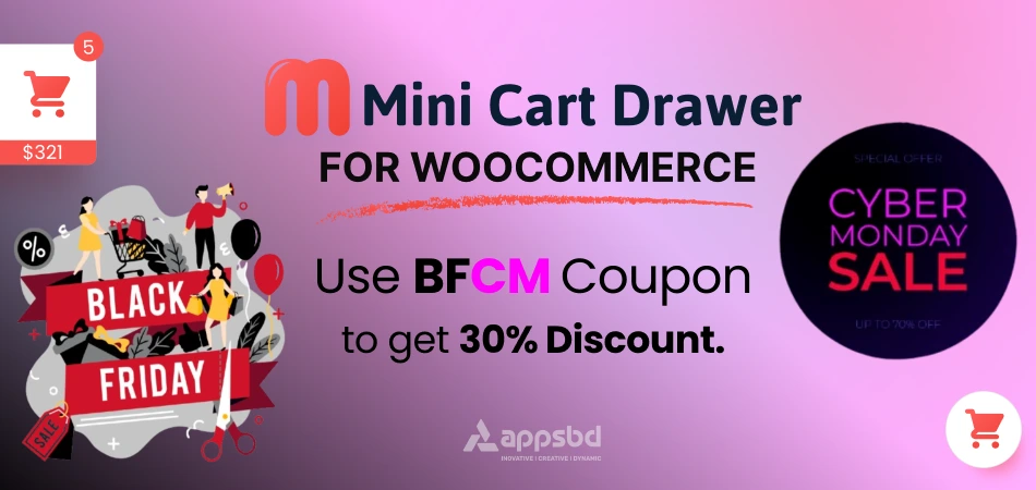 WooCommerce store with a mini cart