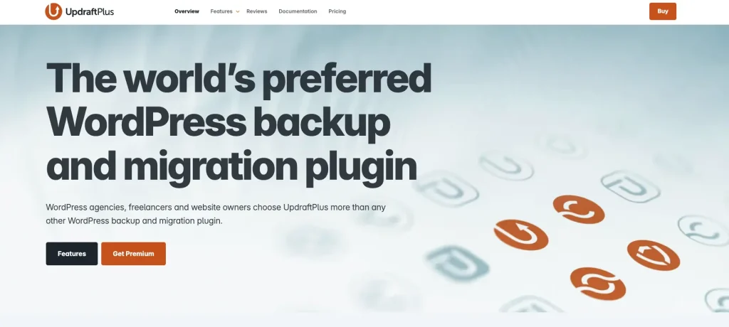 UpdraftPlus Premium - Most Popular WordPress backup solutions
