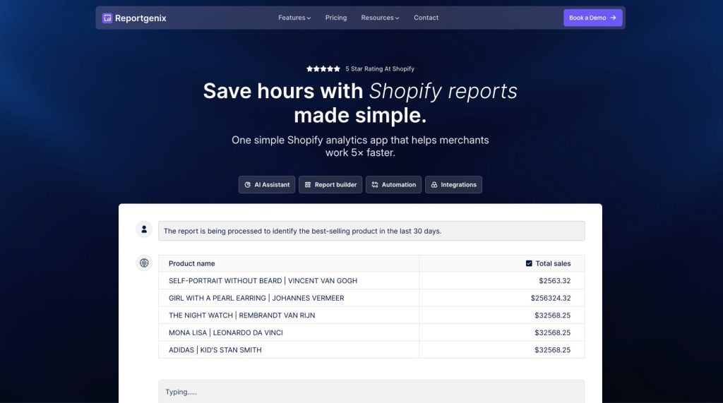 Comparison scorecard of the best Shopify analytics apps