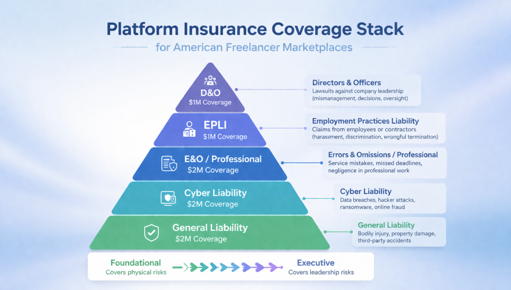 insurance coverage framework American freelancer marketplace regulations platform liability