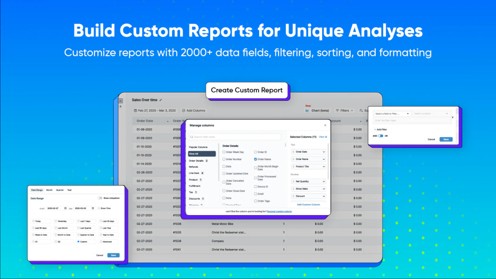 Best Shopify analytics apps comparison dashboard showing profit tracking and real-time data