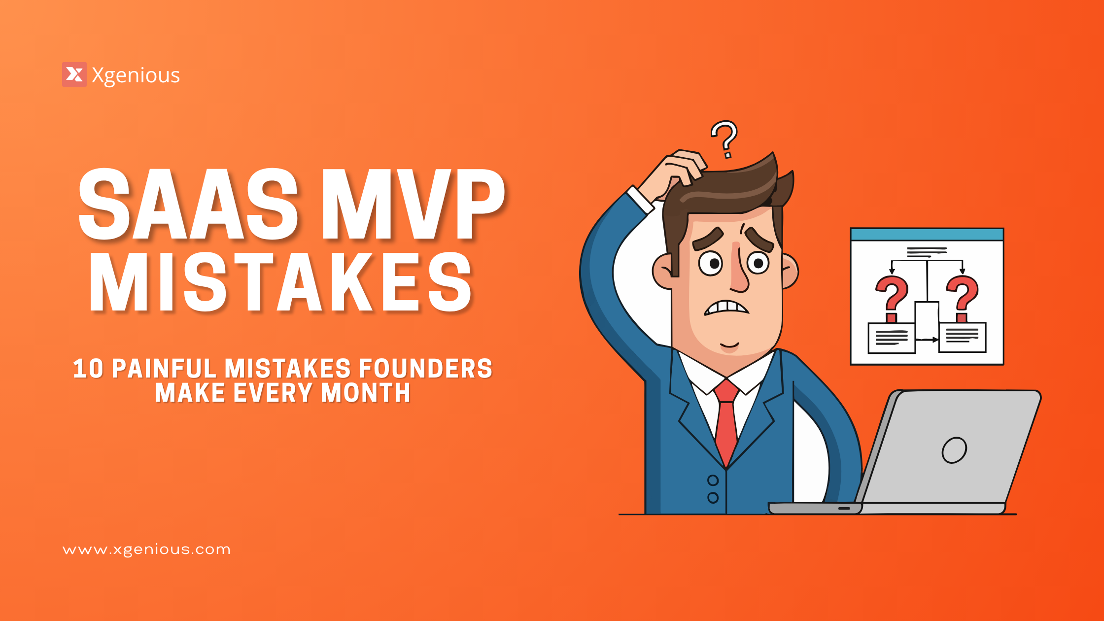 10 painful saas mvp mistakes shown as an anti-pattern map covering validation, billing, compliance, hiring, tenancy, optimization, and partner selection