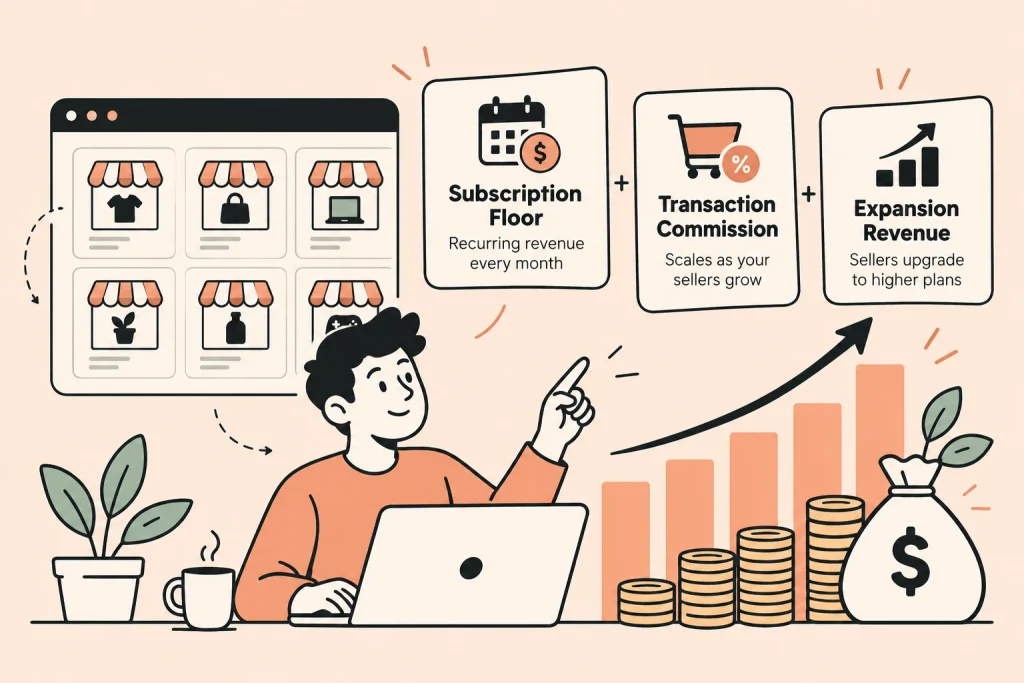 Why the SaaS marketplace model compounds revenue