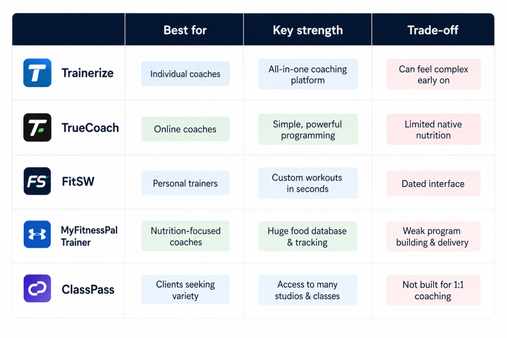 subscription and membership flow for personal trainer app development