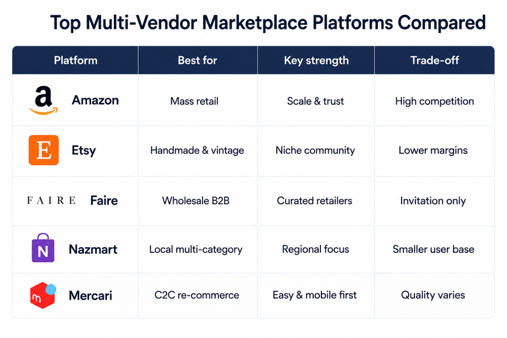 multi-vendor marketplace development cost breakdown by build type
