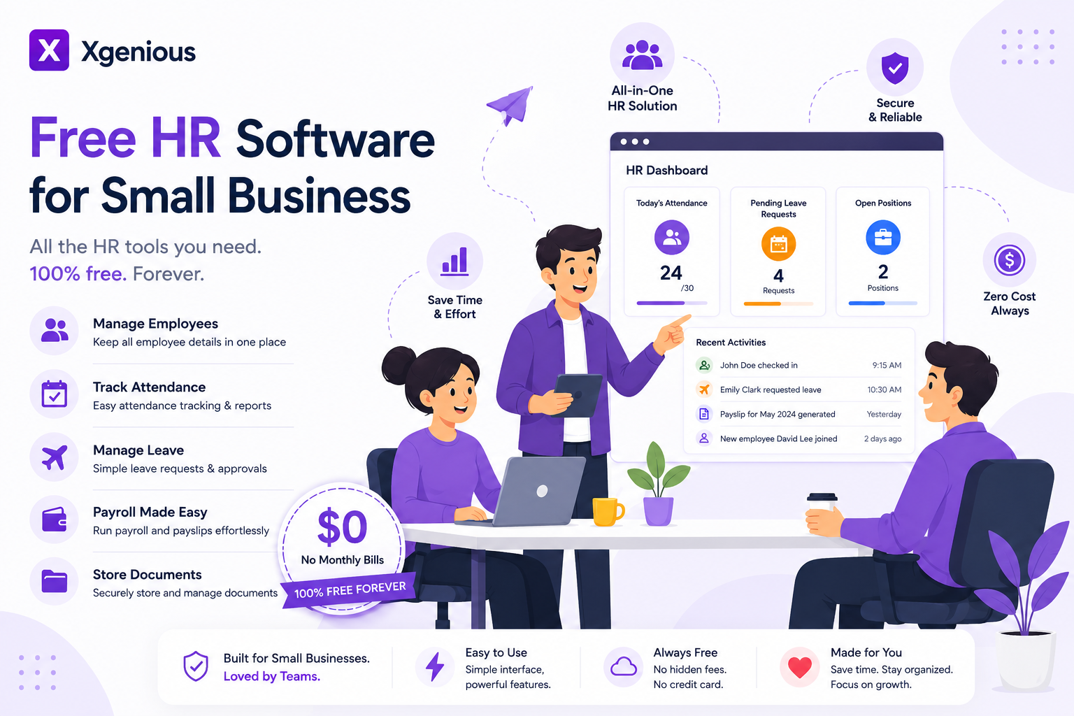 Free HR Software for Small Business: How Lean Teams Skip the HR Bill