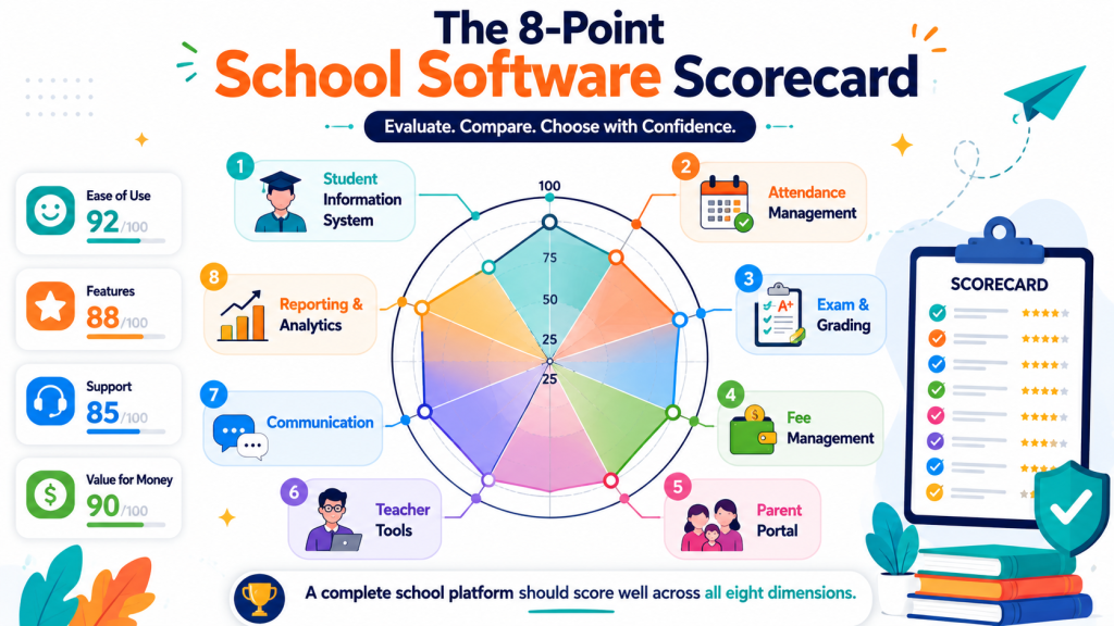 framework: 8-Point Scorecard for the best school management software