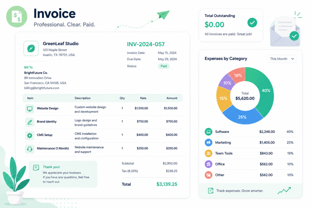 accounting and invoicing free options for small businesses