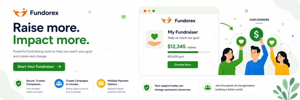 Launch your own fundraising platform with Fundorex