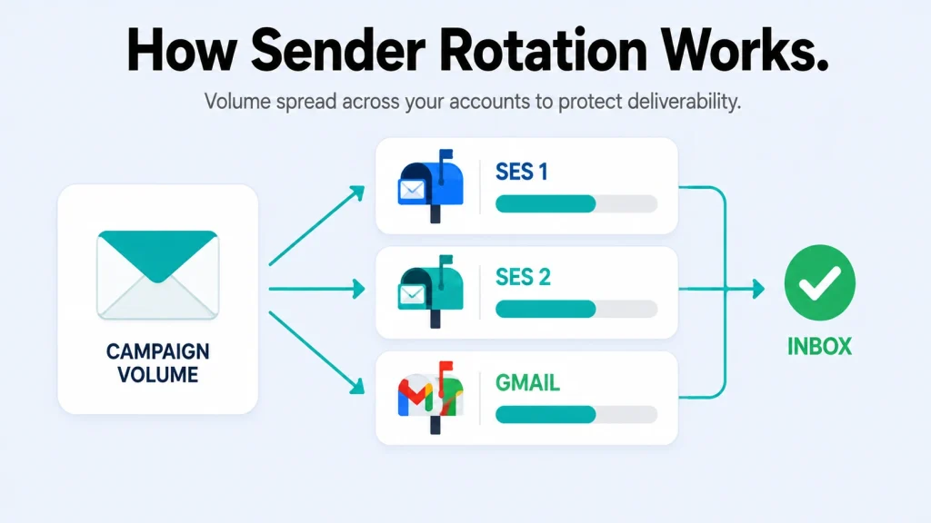 How sender rotation protects email deliverability