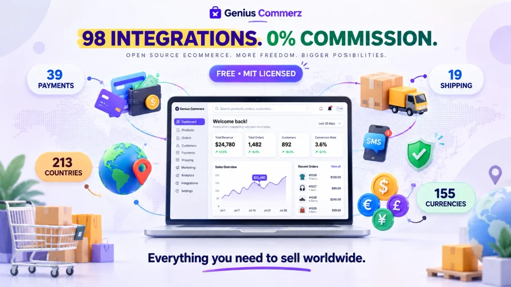Ecommerce platform with local payment gateways by region