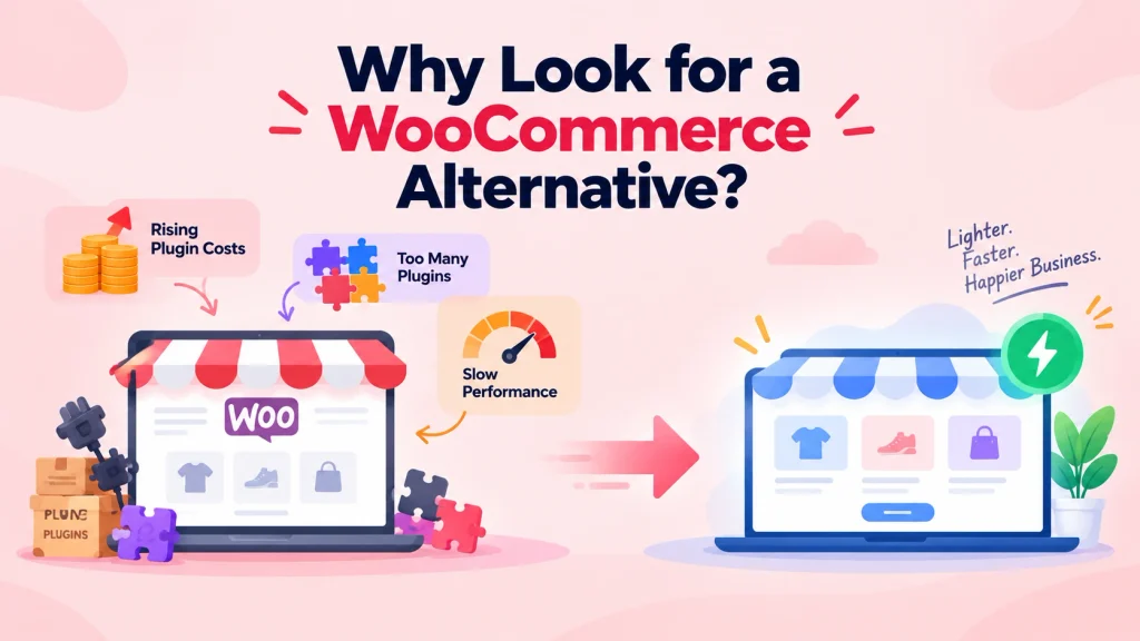 Why store owners look for WooCommerce alternatives