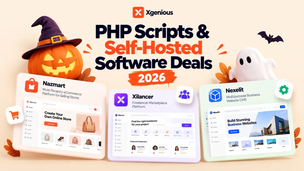Halloween software deal for PHP Script ( xgenious)